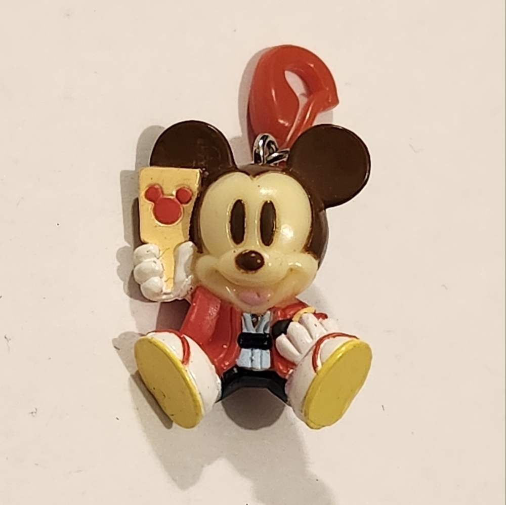 *4 for $20* Mickey Mouse Chibi Charm Clip - Purse Pal Pet - Keyring